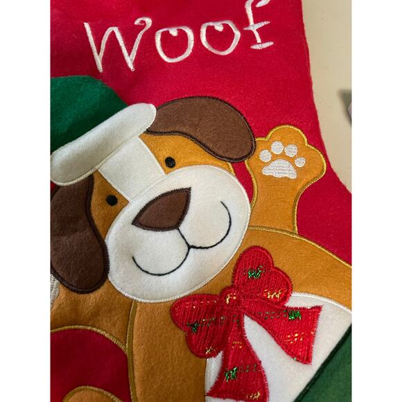 Bundle of 5 Christmas Items: stocking, 2 ornaments, 2 figurines - Picture 1 of 8